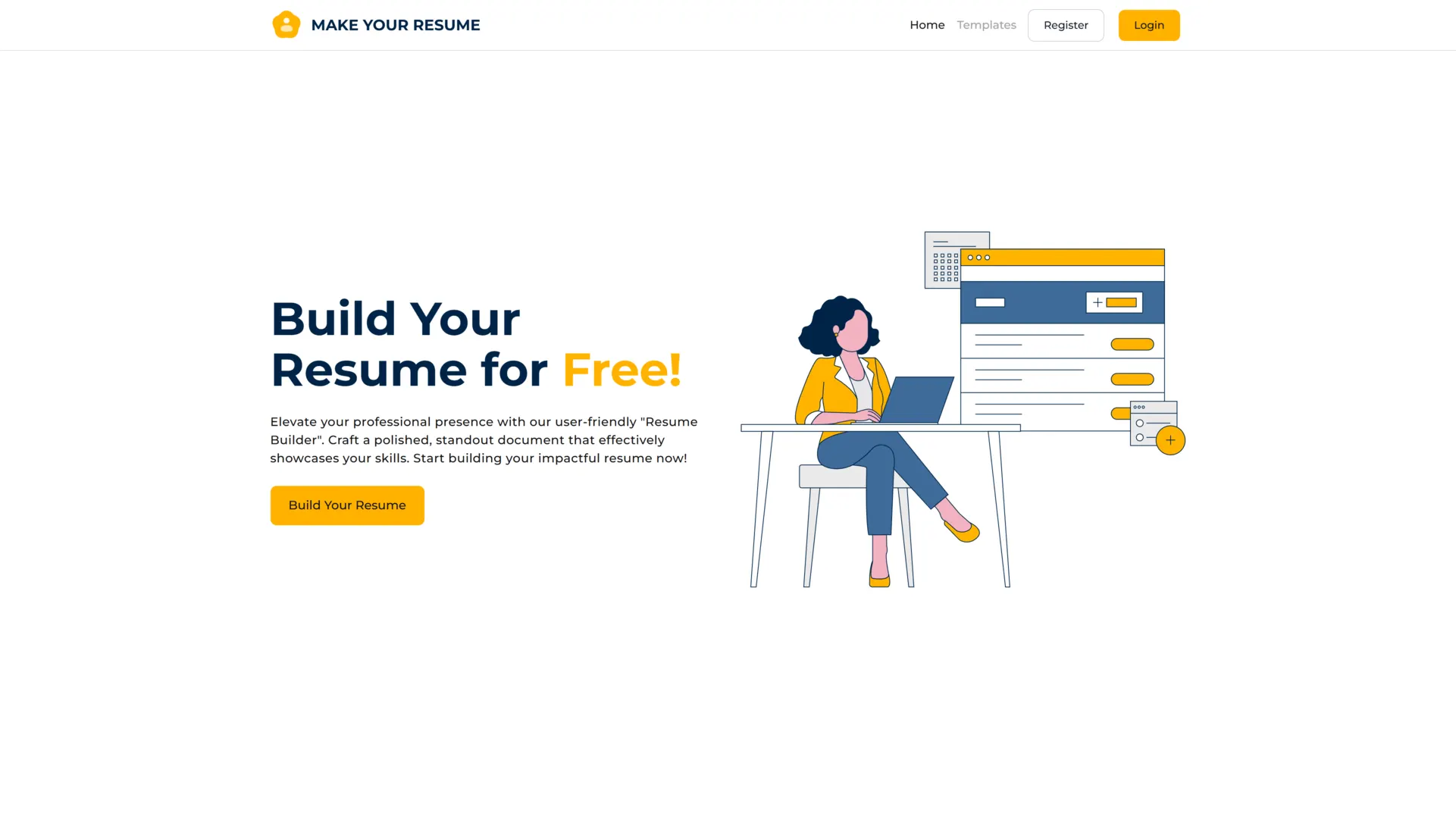 Make Your Resume screenshot